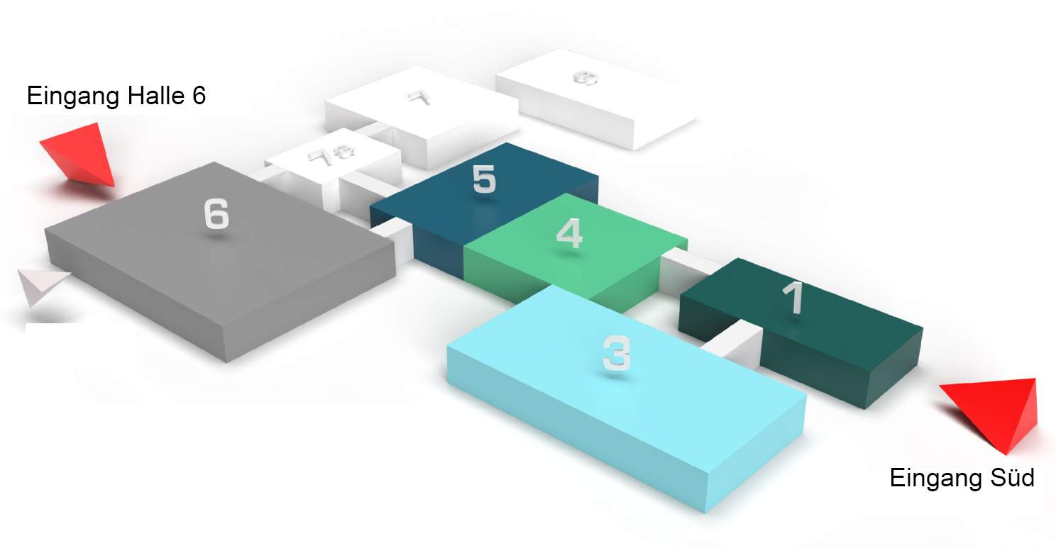 Hallenplan ALUMINIUM Messe