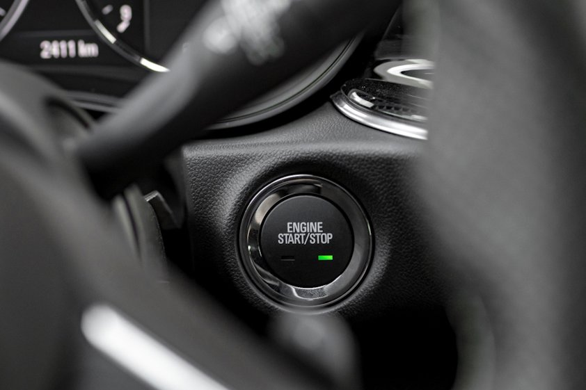 Interior engine start and stop button in a car.jpg