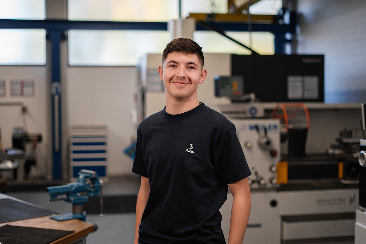 a man standing in a room
