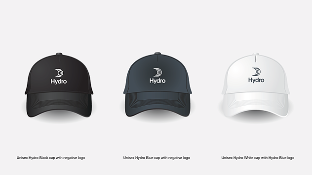 a group of black and white hats