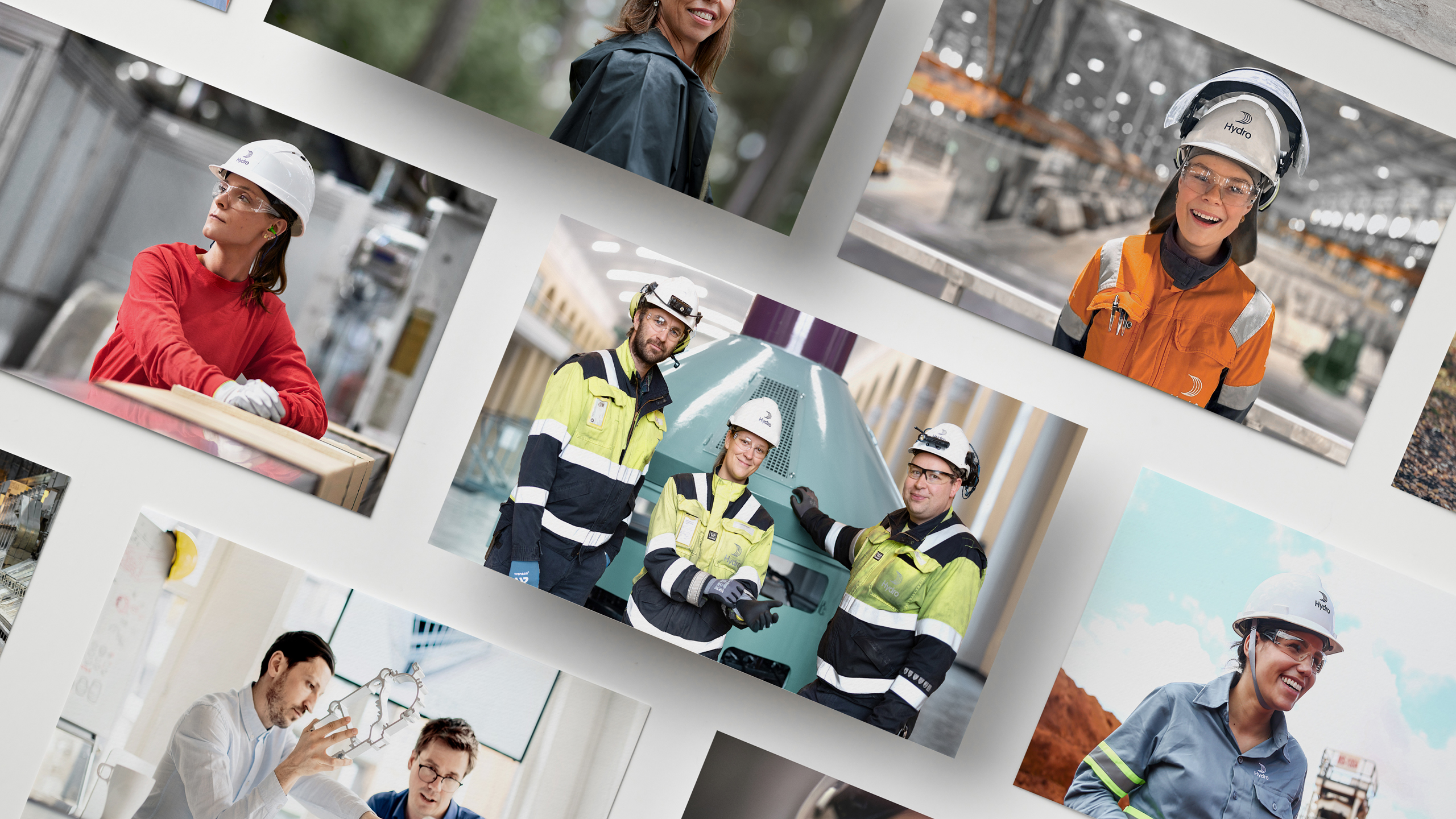 a group of people wearing safety gear