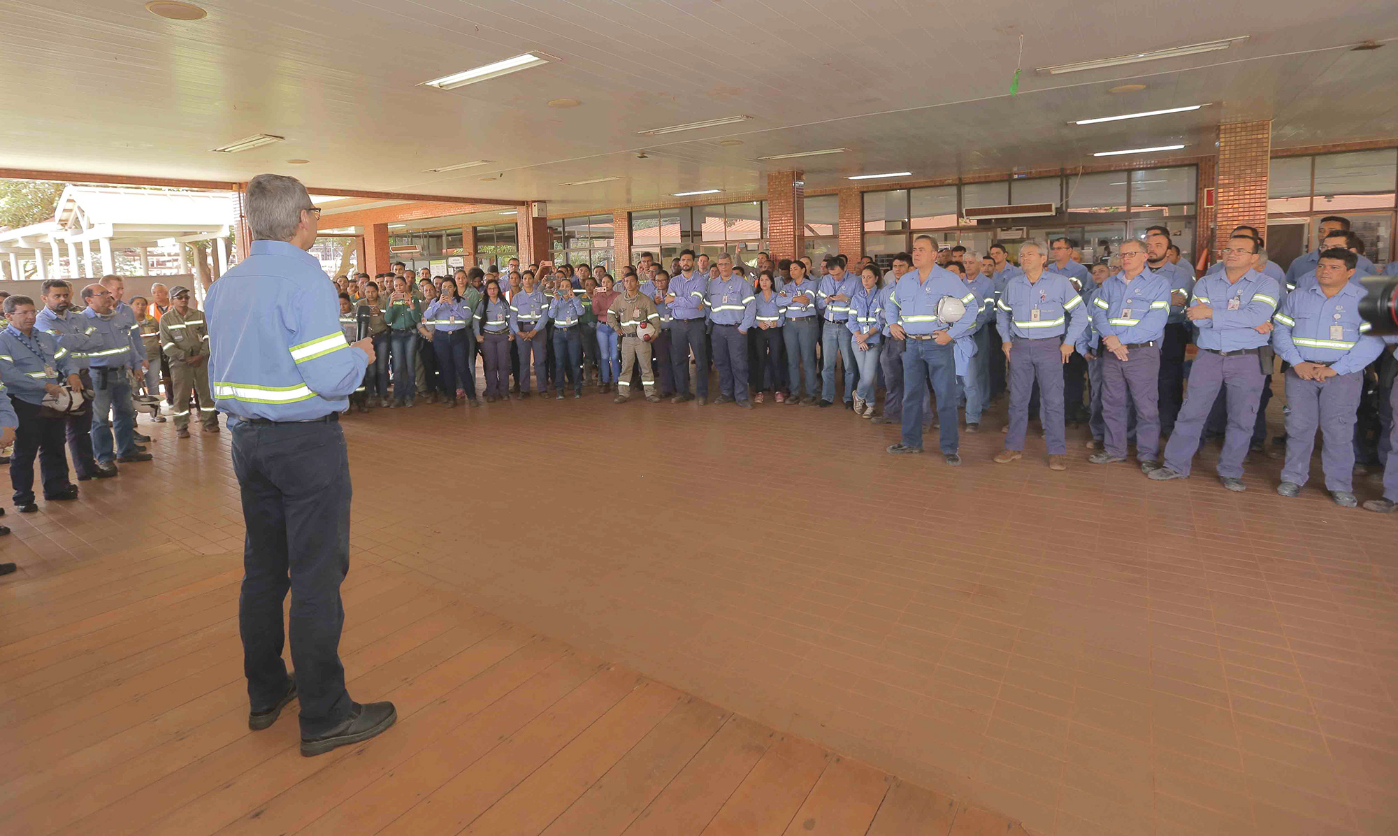 a general meeting of workers