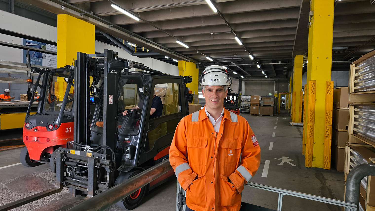 Sascha Riedmann, Logistikleiter in Nenzing